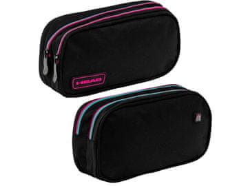 Astra Šolski peresnik Head Black Pink/Mint AC9 – peresnik z dvema predelkama, 503026042