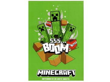 Astra Skicirka A4 »Minecraft« 20 listov 100 g/m² – blok papirja za risanje, 106026002