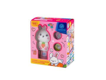 Astra Žig AstraFUN Bunny s 100 ponovno uporabnimi nalepkami in zvezkom, 335025902