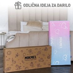 MIKMEL Nepremočljiva otroška igralna podloga iz XPE pene 197x177x1 cm, dvosmerni vzorci Oblaki/Geometrija