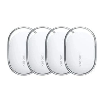 Xiaomi Tag 4 pack pametni Bluetooth lokator z podporo za Apple Find My in Google Find Hub, IP67, bel (BHR08SPGL)