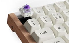 Keychron K2 HE brezžična mehanska tipkovnica, aluminij, Gateron nebula magnetna stikala, RGB, bela (Special Edition) (K2H-Q1-UK)