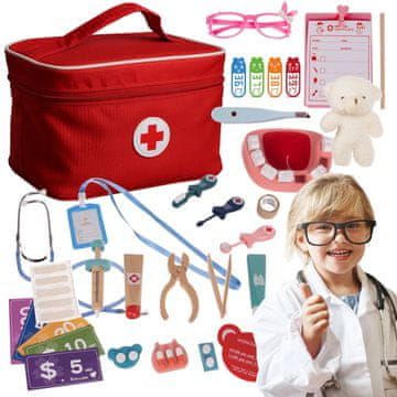slomart KRUZZEL Set malega zdravnika z 24782 dodatki