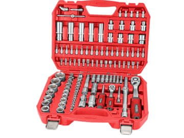 Extol Premium Vtičnica 8818338 socket head, set of 110 pcs., 1/4", 1/2"