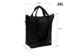 Astra Ženska torba čez ramo Head Black – črna tekstilna torba, 506026011