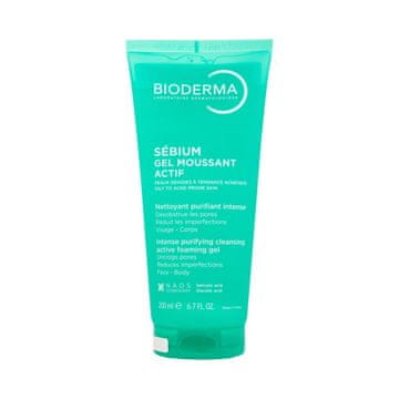 Bioderma Sébium Intense Purifying Cleansing Foaming Gel čistilni gel za mastno in k aknam nagnjeno kožo za ženske