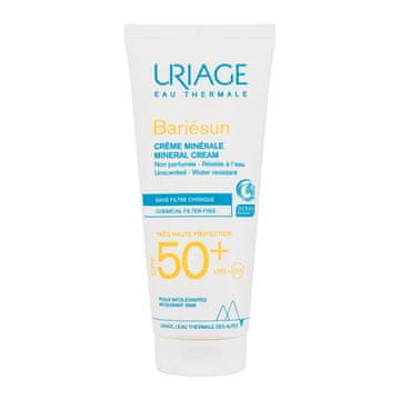 Uriage Bariésun Mineral Cream SPF50+ mineralna krema za zaščito pred soncem za obraz in telo 100 ml unisex