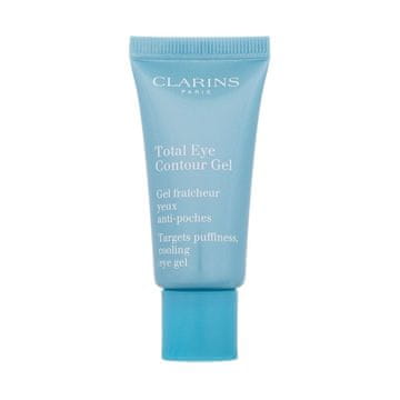 Clarins Total Eye Contour Gel osvežujoč gel proti podočnjakom in zabuhlosti okoli oči za ženske