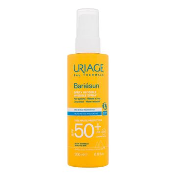 Uriage Bariésun Invisible Spray SPF50+ vlažilen in vodoodporen sprej za zaščito pred soncem za telo 200 ml