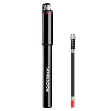 ROCKBROS Rockbros SMART-B 150 PSI Mini kolesarska tlačilka (Presta/Schrader), črna