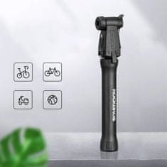 ROCKBROS ROCKBROS TM-1701P 80 PSI Mini kolesarska tlačilka (Presta/Schrader), črna