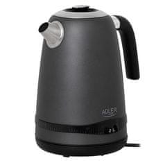 Adler ADL AD 1295 grelnik vode, 1.7 l, Satin siva