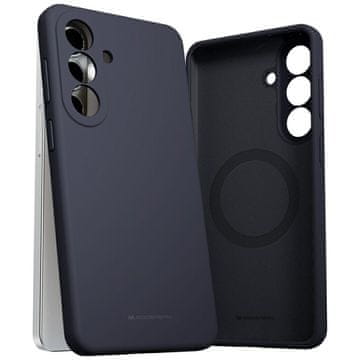 Mercury SILIKONSKI OVITEK MERCURY ZA SAMSUNG GALAXY S26+ Z ZAŠČITNO FOLIJO MAGSAFE V TEMNO MODRI BOJI