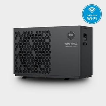 POOLSANA toplotna črpalka InverPower green 11, 40 M3, s hlajenjem, Wi-Fi