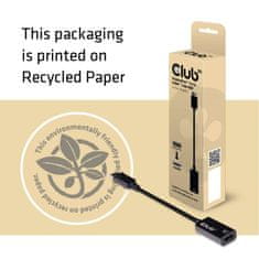 Club 3D CLUB3D DisplayPort 1.4 na HDMI 2.0b HDR aktivni adapter, črn