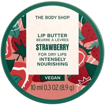 The Body Shop Negovalni in zaščitni balzam za ustnice Jagoda (Lip Butter) 10 ml