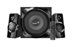 Genius SW-2.1 1850 BT (31730050401) 2.1 50W, črni, RCA vstup, Bluetooth 5.3 zvočnik