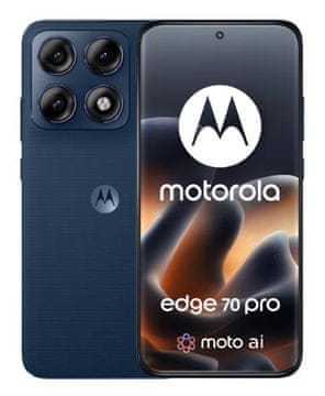 Motorola Pametni telefon Edge 70 Pro 5G 8 GB/256 GB, mornarsko moder
