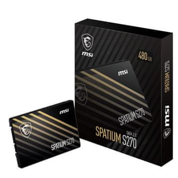 MSI SPATIUM S270 SATA 2,5” 480 GB SSD