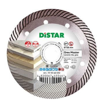 DISTAR Diamantni disk za kamnito keramiko master 125*1,4*10*22,23 - TD-DI 5461