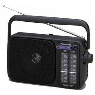 Panasonic Prenosni radio RF-2400DEG-K črne barve