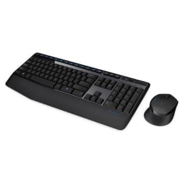 LOGITECH brezžični komplet tipkovnice in miške MK345