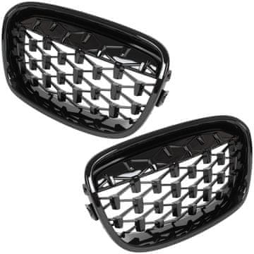 MODECAR Bmw 1 F20 F21 11-14 maske med žarometi (ledvičke) levi + desni komplet polne črne zvezde