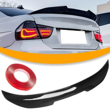 MODECAR Bmw 3 E90 04-11 zadnji strešni spojler - krilca pokrova prtljažnika sijajno črna psm
