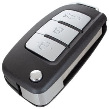 MODECAR Ohišje daljinskega upravljalnika z ravnim mehanizmom za Ford C-Max, Fiesta, Focus II, Fusion, Galaxy, Ka, Kuga, Mondeo, S-Max, Transit, 3 gumbi