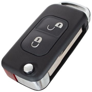 MODECAR Ohišje daljinskega upravljalnika za Mercedes A C CL clk cls E M s slk Viano Vito 2 gumba