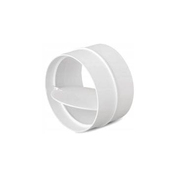 airRoxy Okrogli priključek za kanal z nepovratnim ventilom 125 mm - RX 02-475