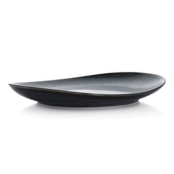 DUKA ZAJTRK KROŽNIK TIME BLACK 22 CM ČRN