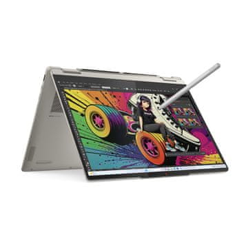 Lenovo Yoga 7 2v1 14 prenosnik, OLED, AMD Ryzen AI 7-350, 32GB, SSD1TB, W11H (83JR00BFSC)