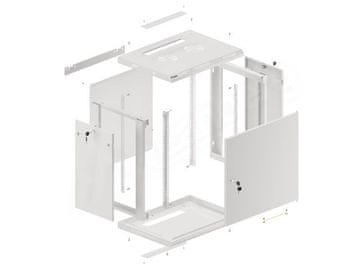 LANBERG STENSKA OMARA 19 12U 600X450 SIVA
