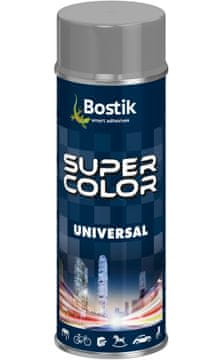 Bostik Super Color univerzalna barva v spreju 400 ml za aluminij