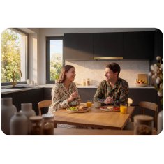 Berdsen Teleskopska kuhinjska napa za pod omaro 60 cm BE-60-LW črno-zlata