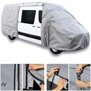 NAVA Prevleka za avtodom bus 580-610 cm 4-slojna + 5x pas