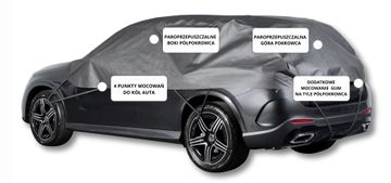 Polprevleka za suv L 330 Auto Tarpaulin Classic Black