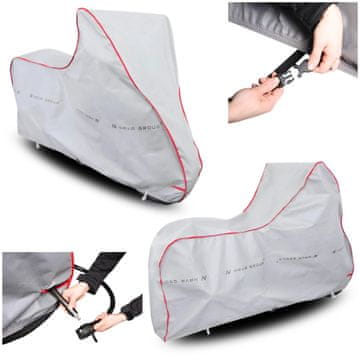 NAVA Prevleka za motor 2XL 265x135 vodoodporna ponjava za motor UV Practic pas