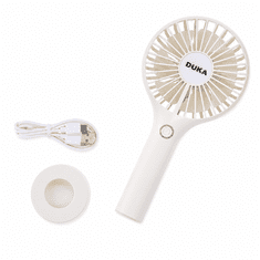 DUKA Ročni prenosni električni ventilator Mini Bris USB potovalni ventilator