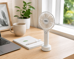 DUKA Ročni prenosni električni ventilator Mini Bris USB potovalni ventilator