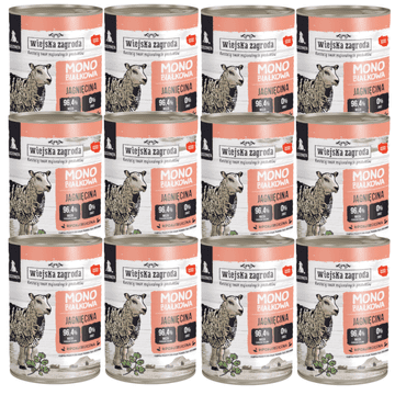 Wiejska Zagroda Country Farm Puppies Monoprotein Lamb - mokra hrana za pse - 12 x 400 g