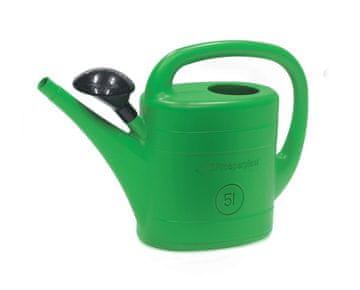 Plastična zalivalka 5L vzmetna - zelena - kon 5L plava