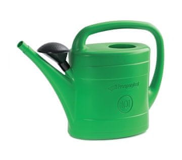 Plastična zalivalka 10L vzmetna - zelena - kon 10L plava