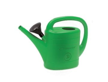Plastična zalivalka 3L vzmet - zelena - kon 3L plava