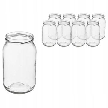 Galicja Stekleni kozarci za vlaganje, veliki, 900 ml, 8 kosov