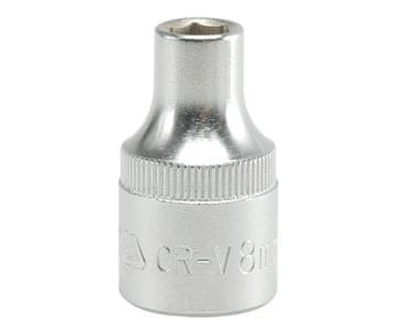 TOYA Kratek 6-kraki kromiran nastavek 1/2'' 8MM - YT-1201