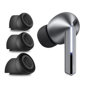 Tech-protect Zaščitni ovoji za slušalke za Samsung Galaxy Buds 3 Pro v velikostih s / M / L črni - 3 kosi.