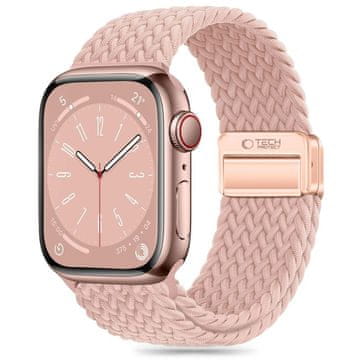 Tech-protect Najlonski pašček Nylonmag za Apple Watch 4/5/6/7/8/9/SE 38/40/41 mm - roza