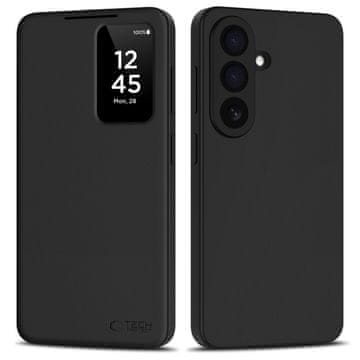 Tech-protect Etui za Samsung Galaxy S26 z žepkom za kartice in bankovce Smart Wallet – črn